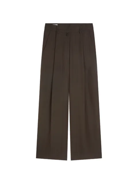 DRIES VAN NOTEN pleated wide-leg trousers