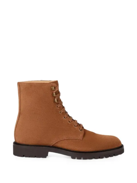 Brunello Cucinelli lace-up suede ankle boots