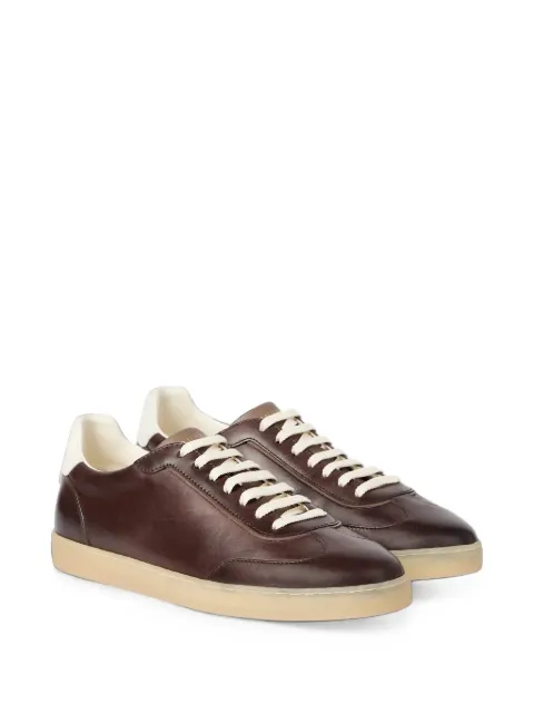 Brunello Cucinelli Open Sneakers aus Kalbsleder