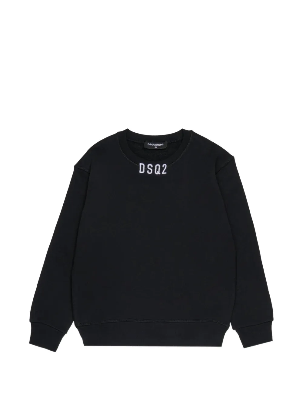 DSQUARED2 KIDS logo-embroidered sweatshirt - Nero