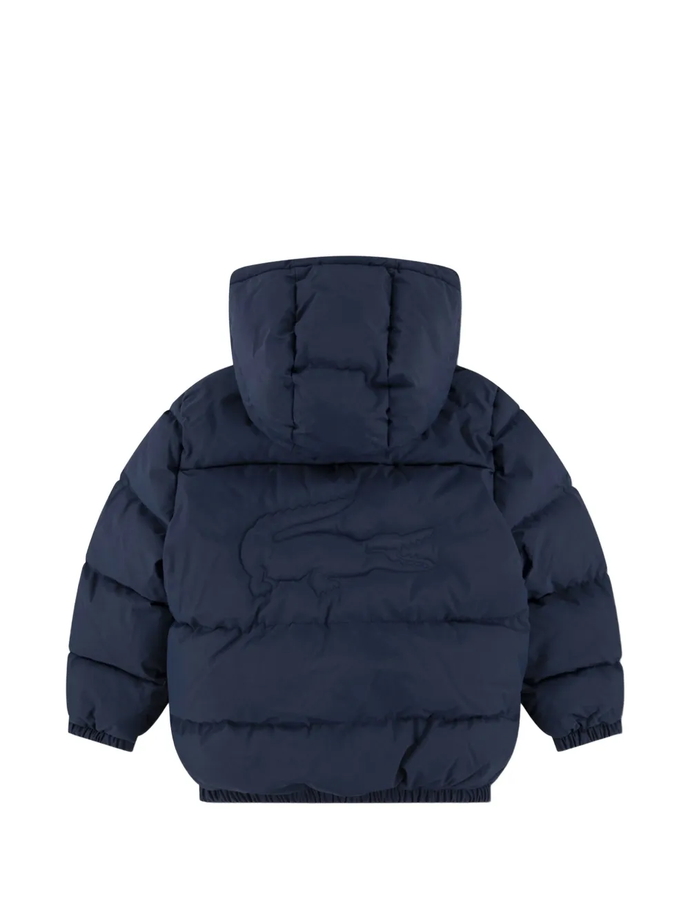 Lacoste Kids Donsjack met logopatch Blauw