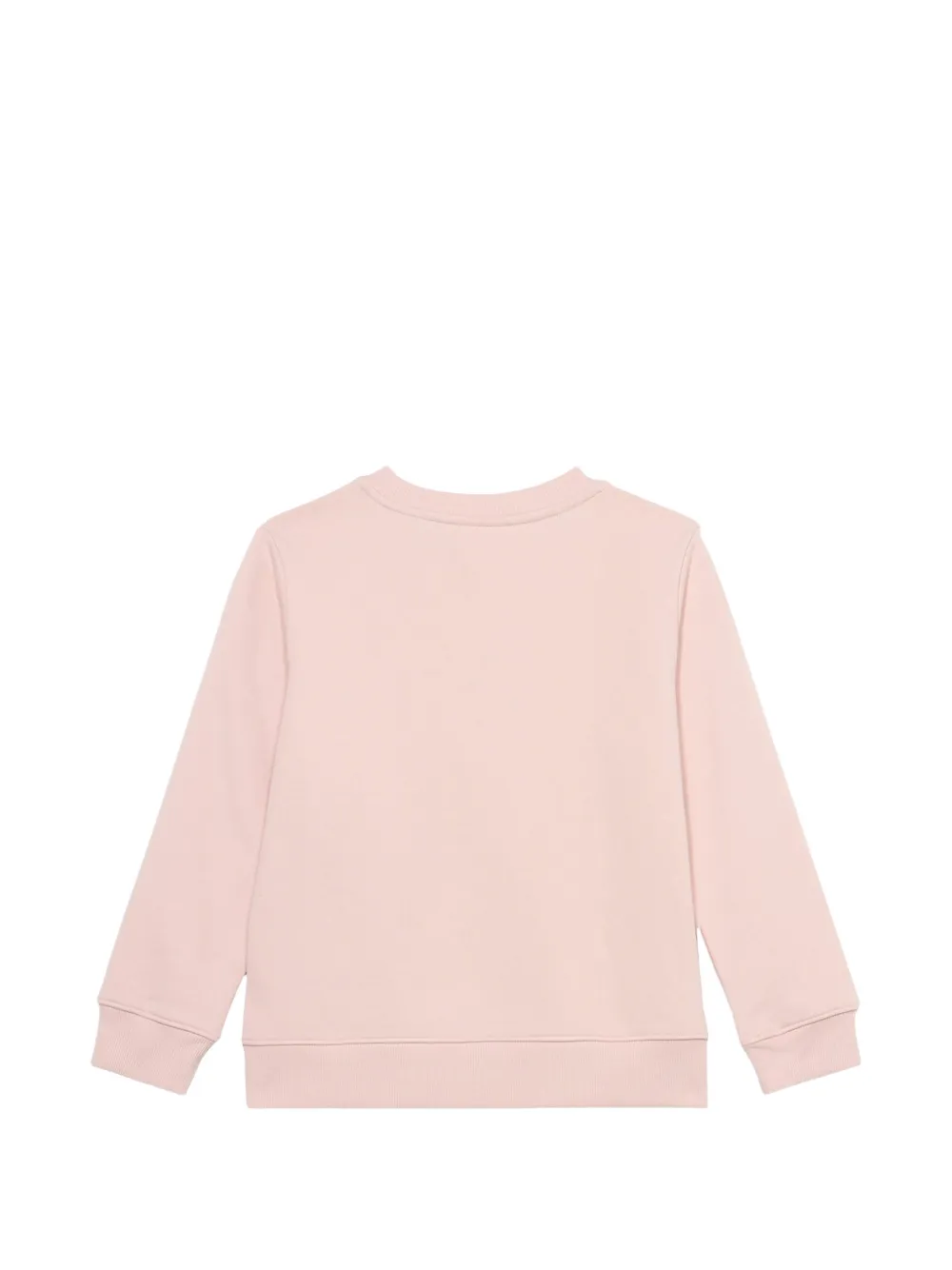 Lacoste Kids Sweater met logopatch en ronde hals Roze