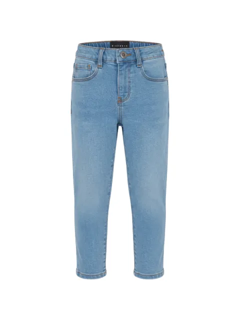 John Richmond Junior logo-print elasticated jeans