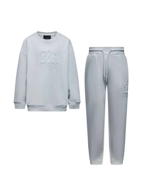John Richmond Junior logo-embroidered cotton tracksuit