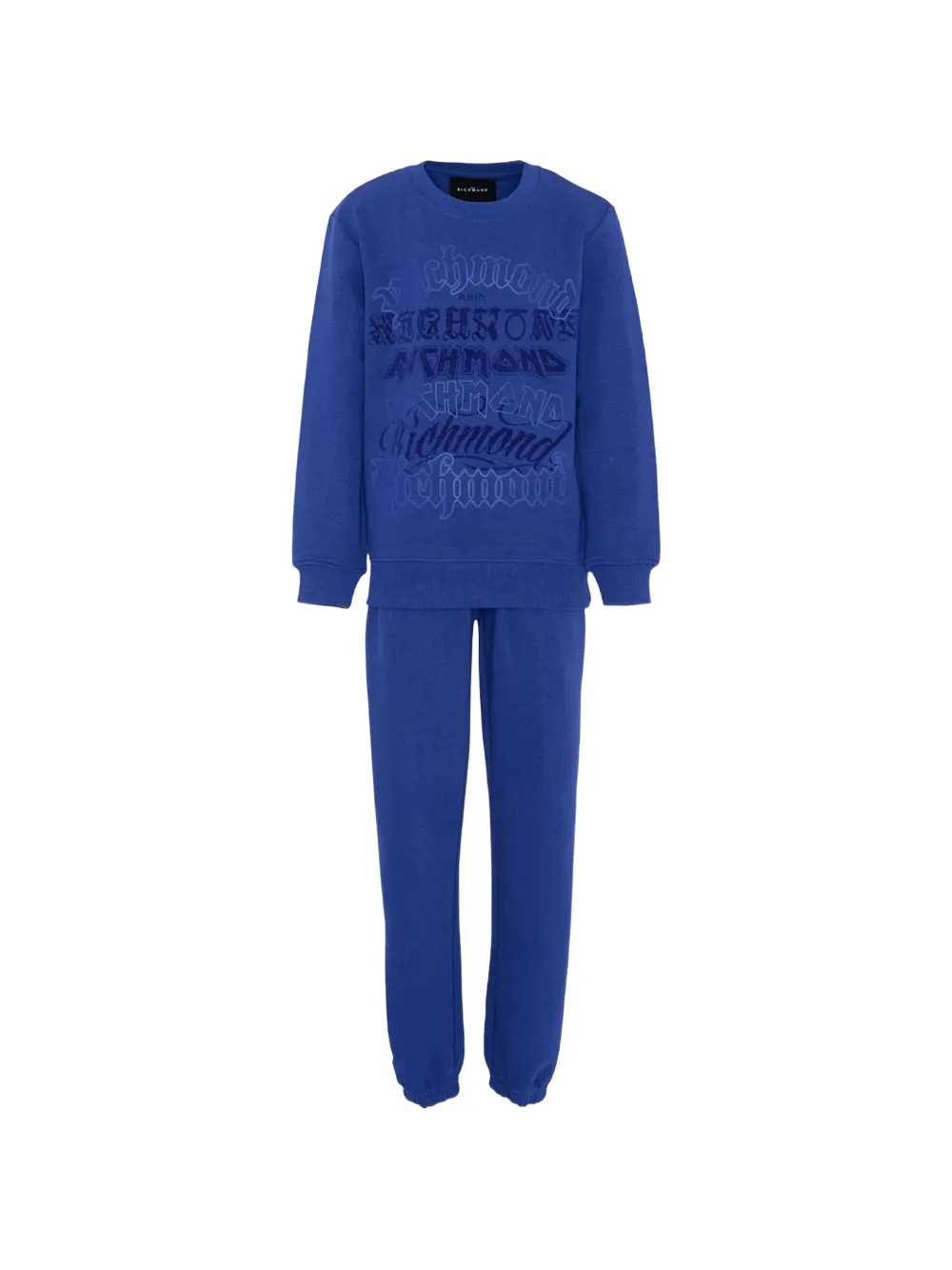 John Richmond Junior logo-print tracksuit - Blu