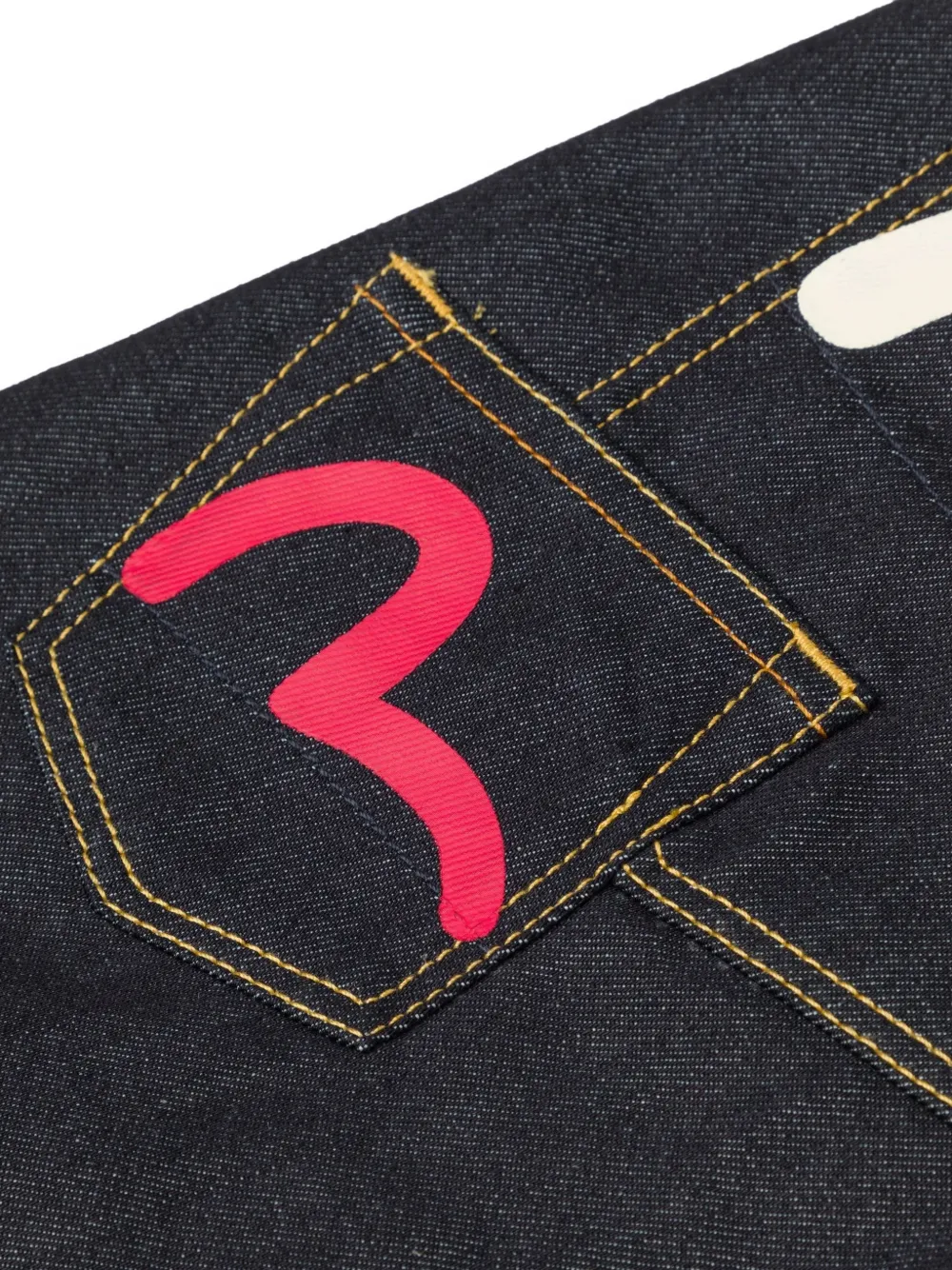 EVISU Seagull jeans met meerdere zakken Zwart