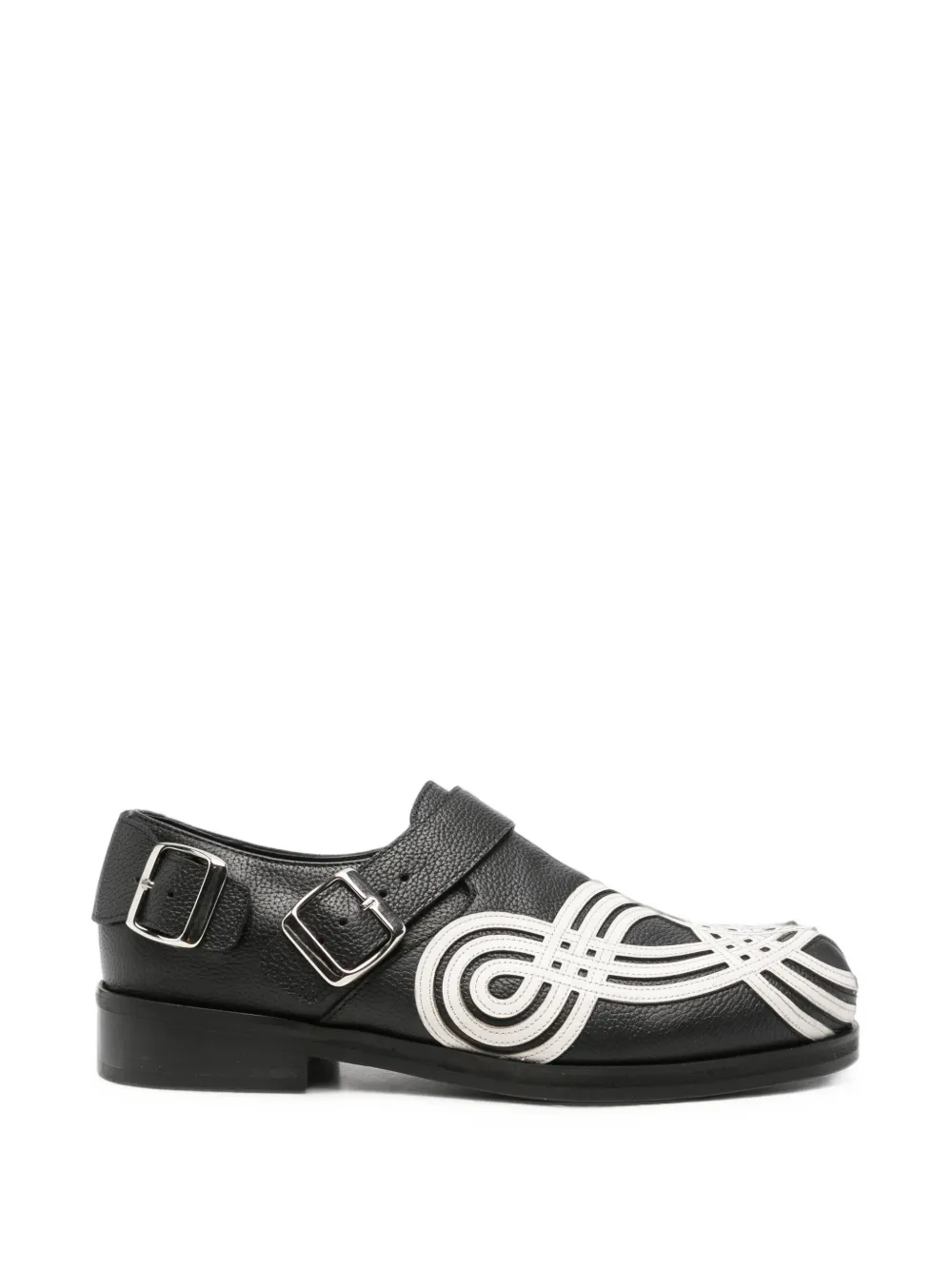Stefan Cooke Braided Biker monk shoes