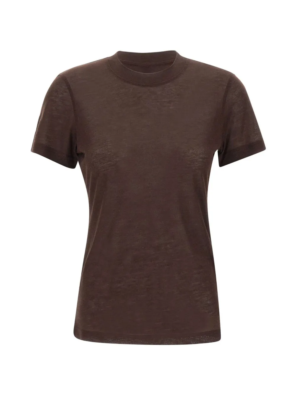 Filippa K sheer short-sleeve T-shirt - Marrone