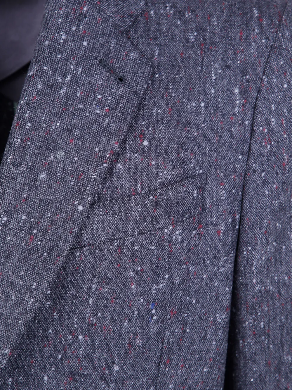Paul Smith Donegal wollen blazer met opgestikte zak Grijs