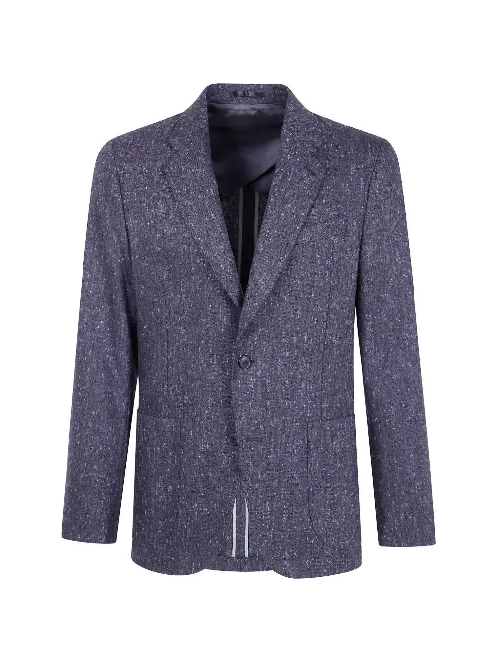 Paul Smith dark grey donegal wool patch-pocket blazer - Grigio