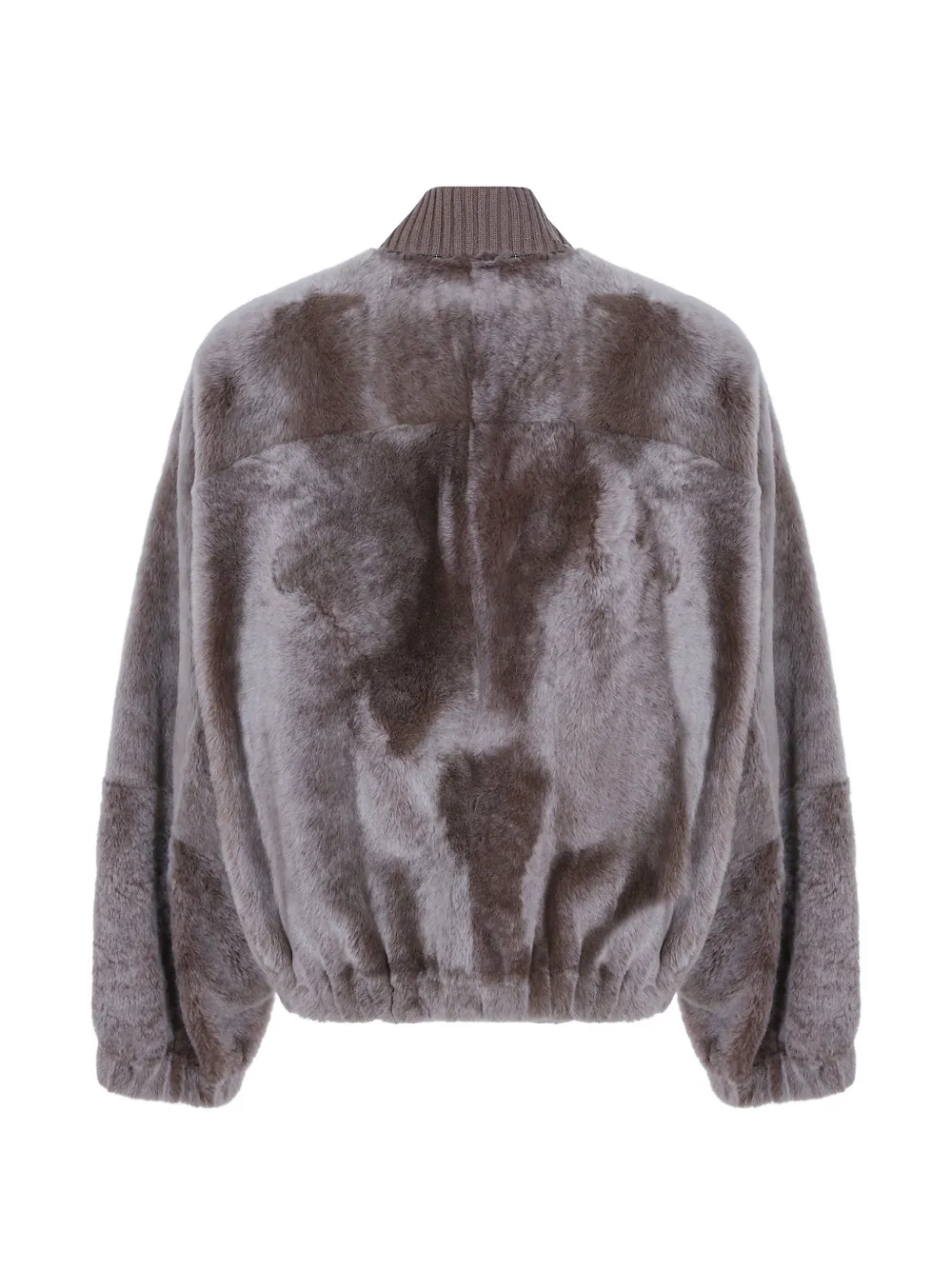 Brunello Cucinelli Bomberjack met knopen Bruin