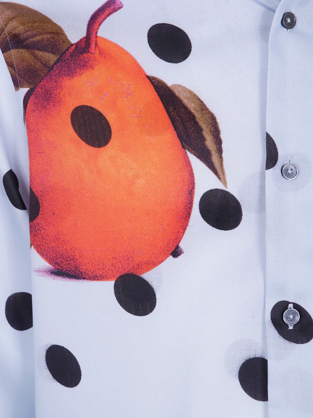 Paul Smith Overhemd met stippen- en perenprint Blauw