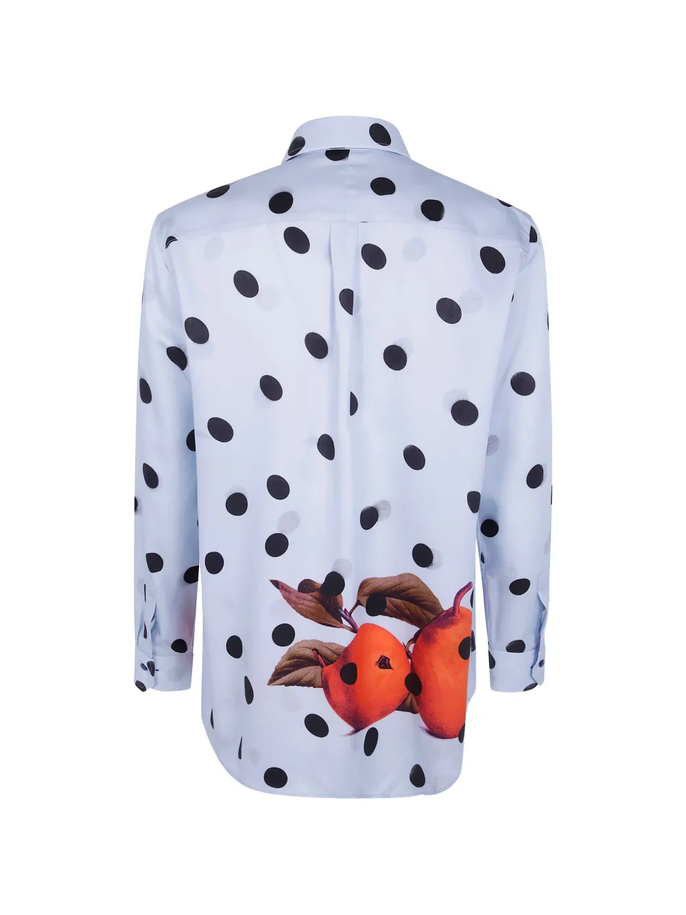 Paul Smith Overhemd met stippen- en perenprint Blauw