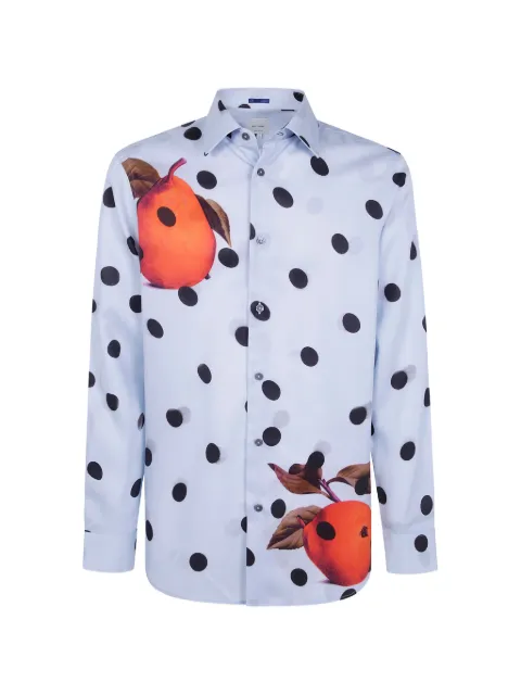 Paul Smith polka-dot pear-print shirt