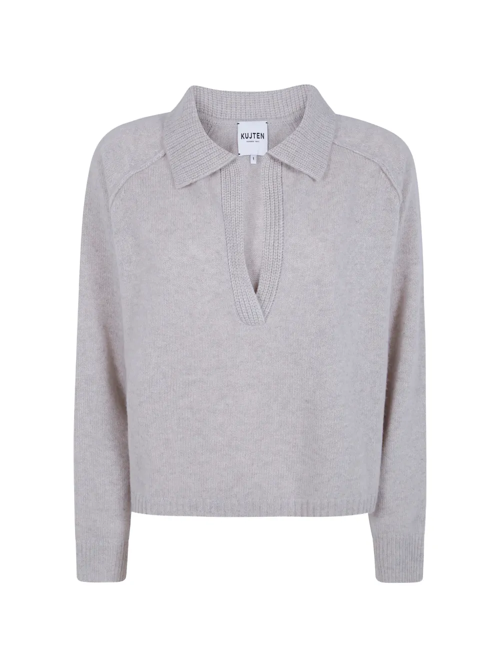 kujten cashmere polo-neck sweater