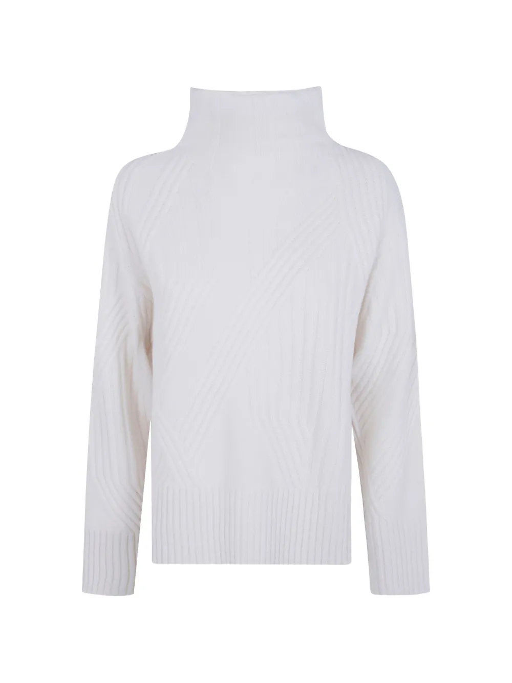 JOSEPH ribbed-knit wool sweater - Bianco