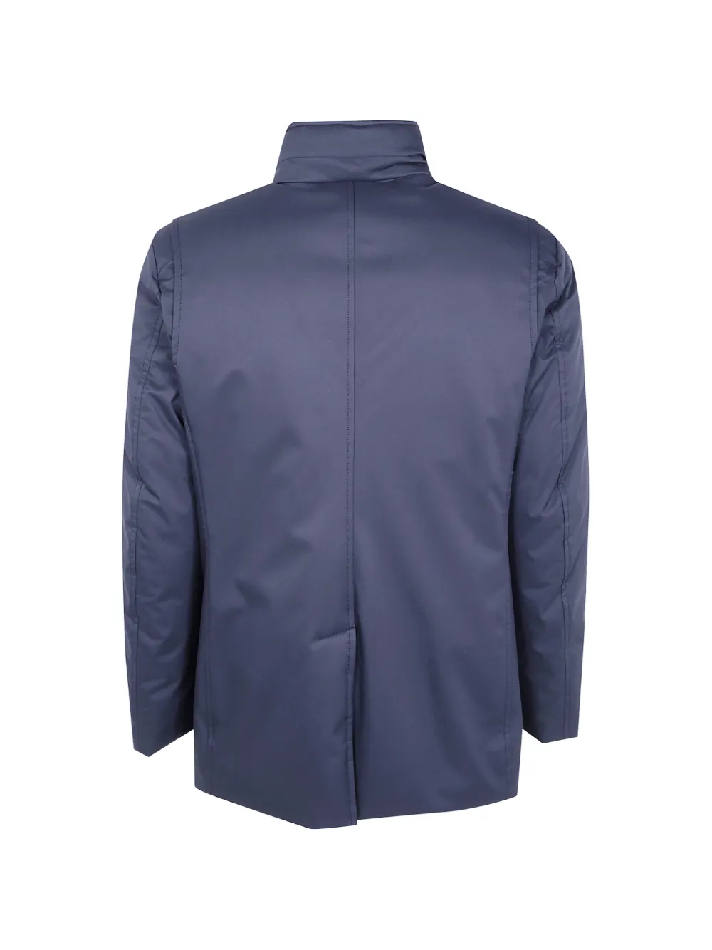 Moorer Jack met hoge hals Blauw