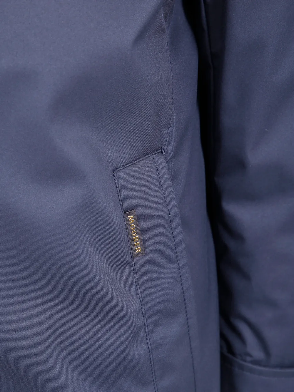 Moorer Jack met hoge hals Blauw