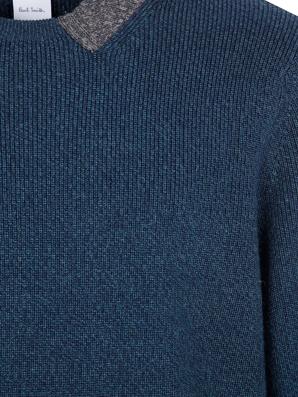 Paul Smith ribbed-knit sweater Groen