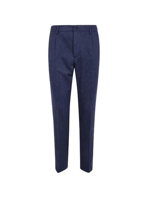 Cruna herringbone-pattern wool trousers
