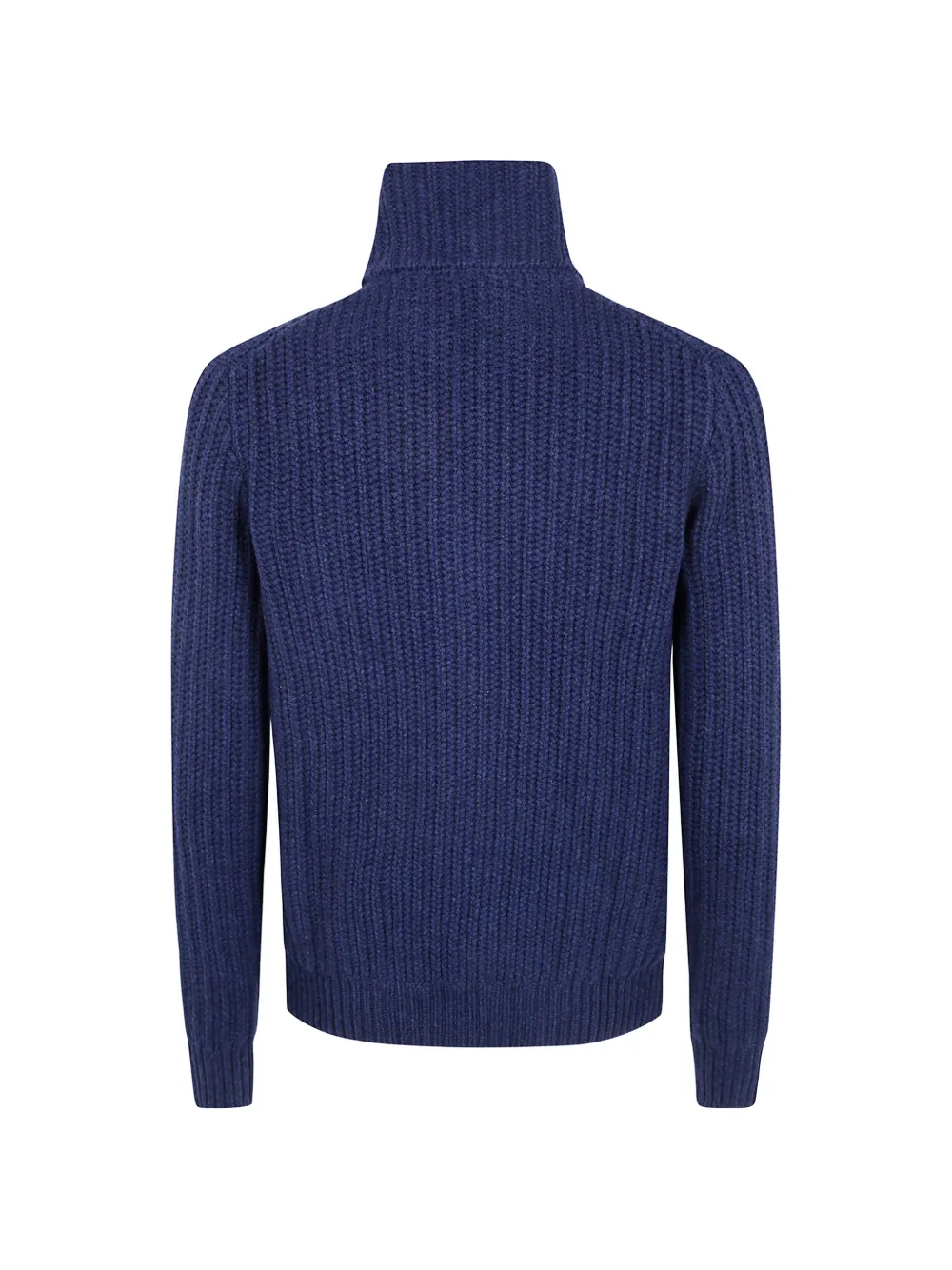 Barba Ribgebreid vest Blauw