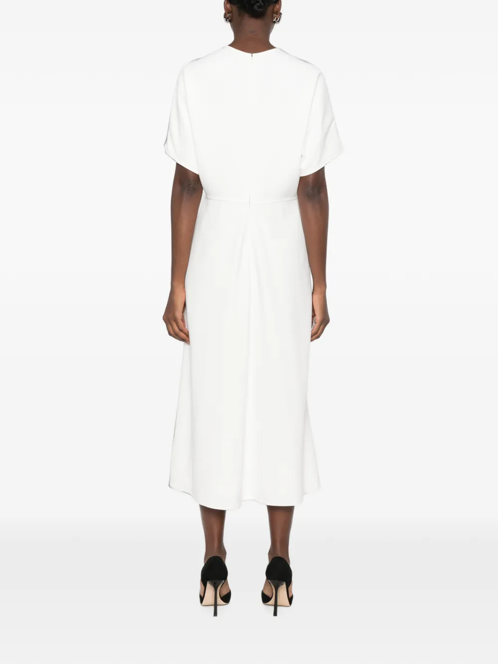 Victoria Beckham Jurk met korte mouwen Wit