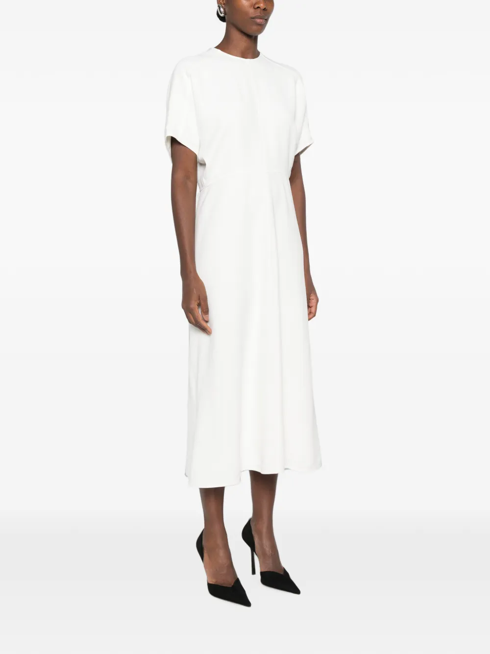 Victoria Beckham Jurk met korte mouwen Wit