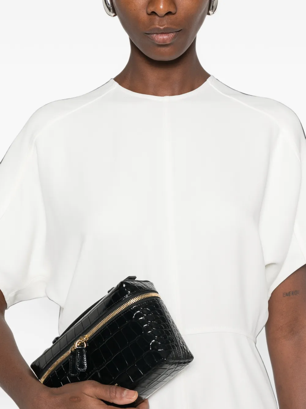 Victoria Beckham Jurk met korte mouwen Wit
