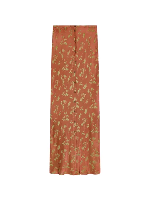 DRIES VAN NOTEN long jacquard skirt