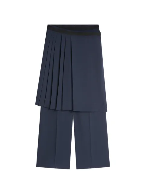 DRIES VAN NOTEN crepe skirt trousers