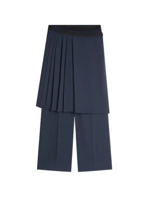 DRIES VAN NOTEN crepe skirt trousers