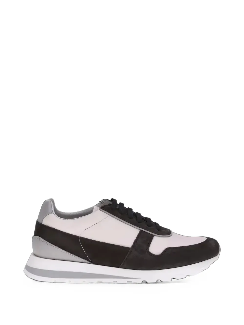 Brunello Cucinelli leather sneakers in multicolor Beige