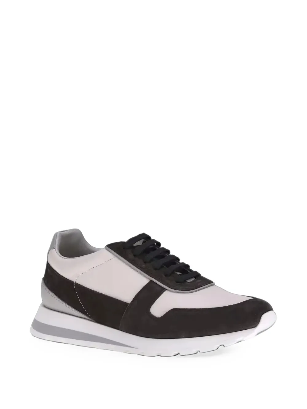 Brunello Cucinelli leather sneakers in multicolor Beige