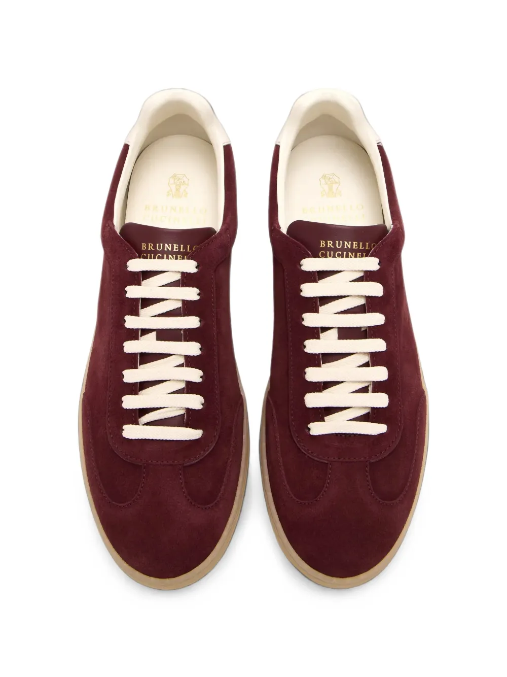 Brunello Cucinelli sneakers in burgundy Rood