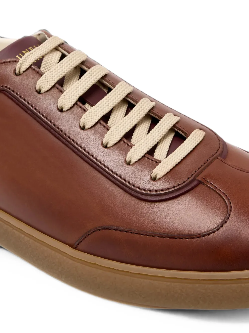 Brunello Cucinelli leather sneakers Bruin