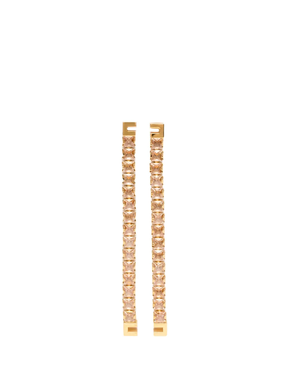Elisabetta Franchi logo-plaque earrings - Oro