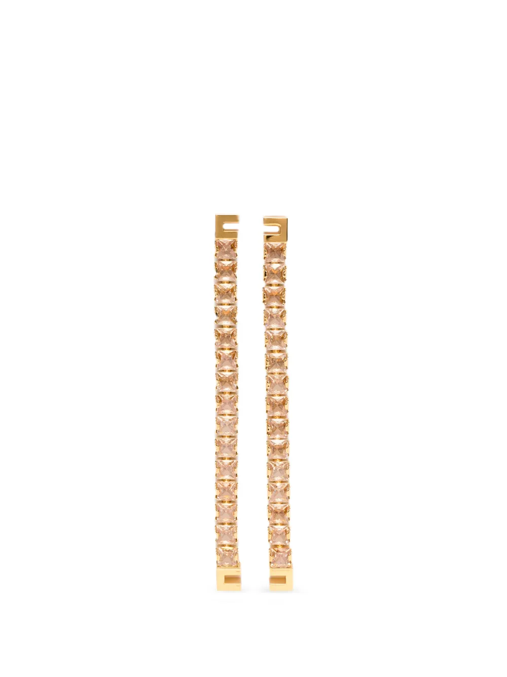 Elisabetta Franchi logo-plaque earrings
