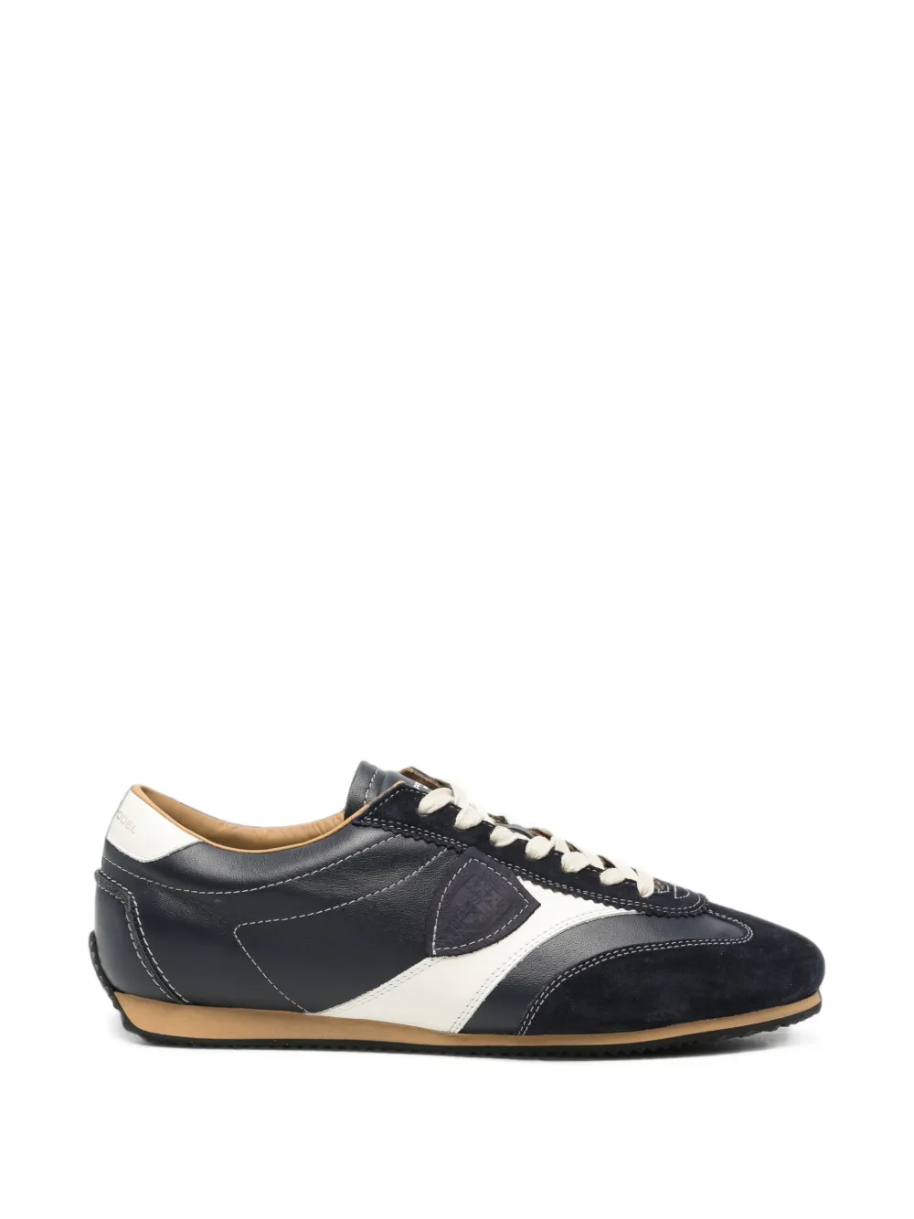 Philippe Model Paris Planche logo-patch panelled sneakers Blauw