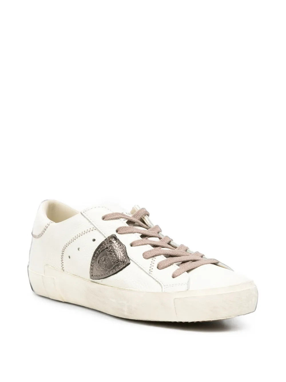 Philippe Model Paris PRSX logo-patch sneakers Beige