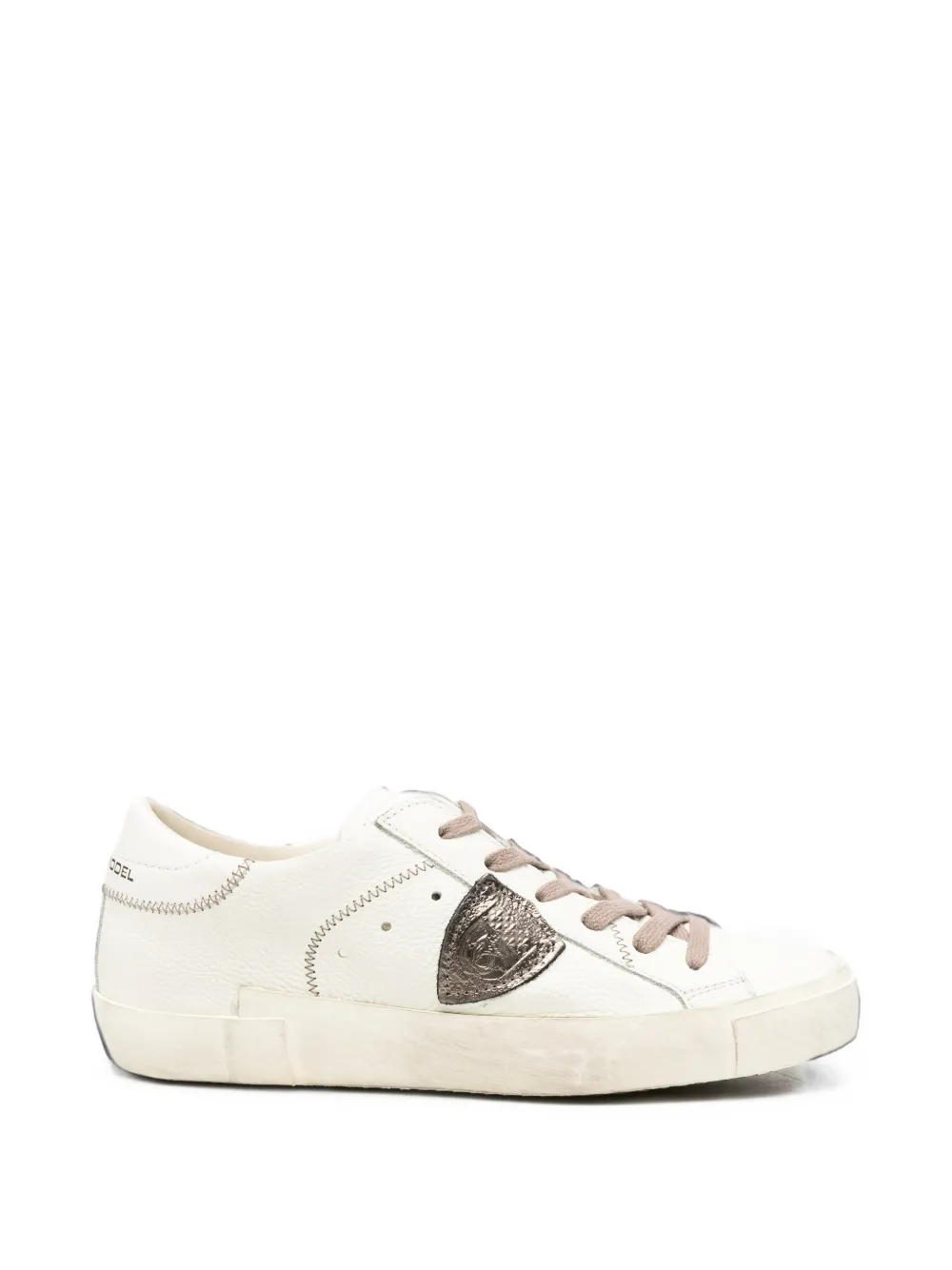 Philippe Model Paris PRSX logo-patch sneakers Beige