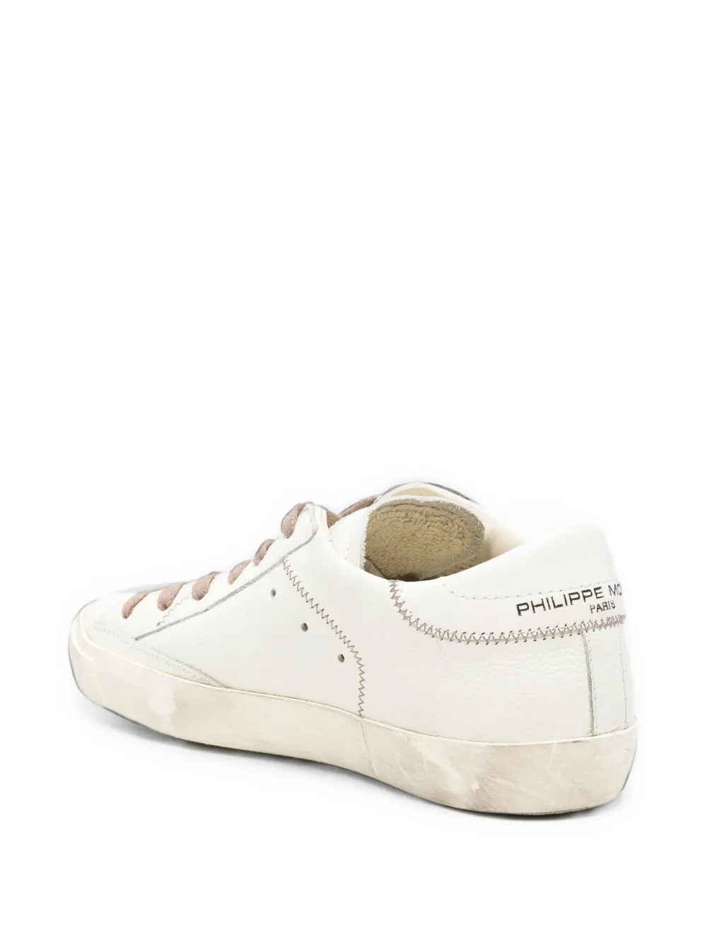 Philippe Model Paris PRSX logo-patch sneakers Beige