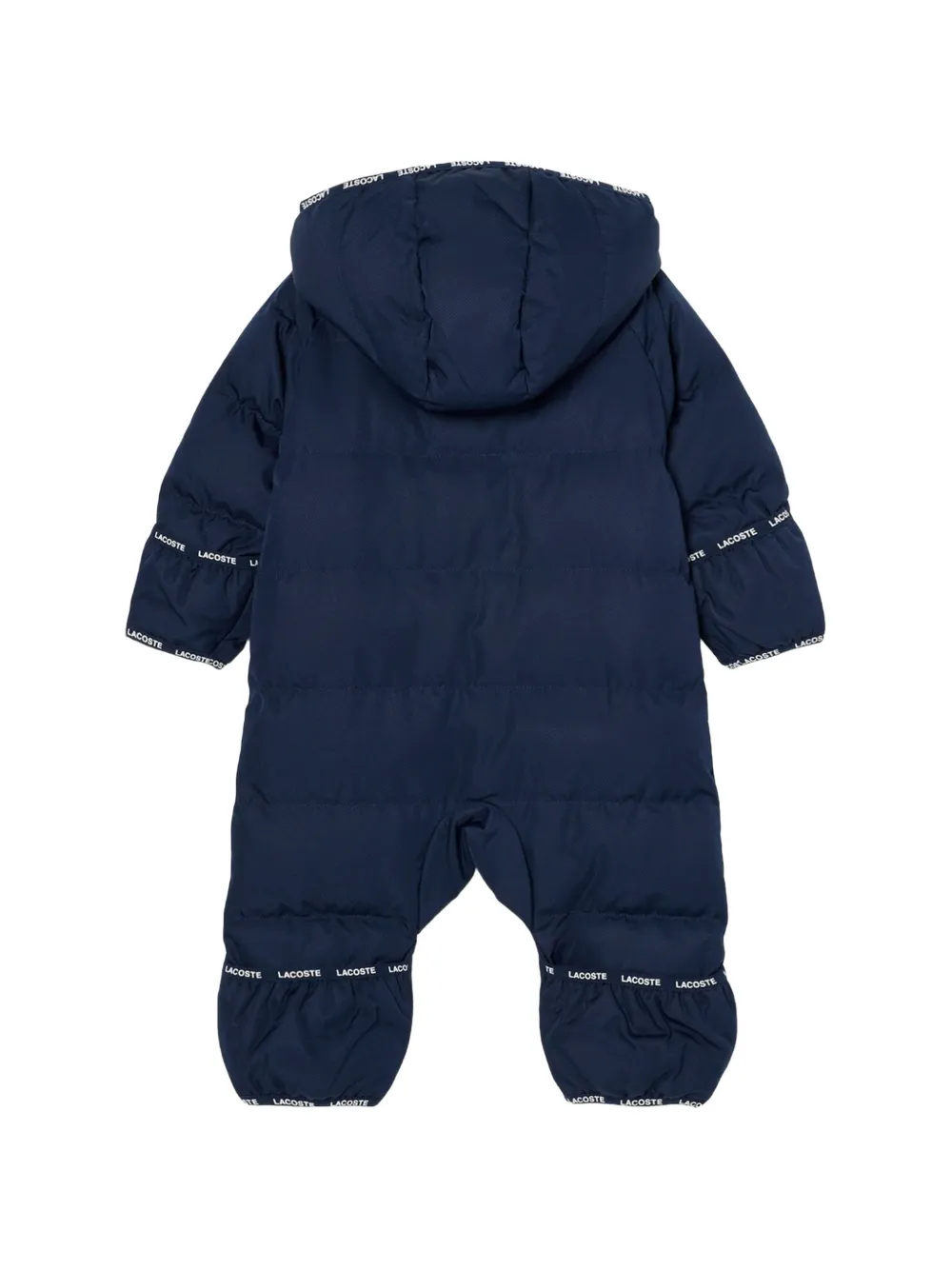 Lacoste Kids Gewatteerd skipak met logopatch Blauw