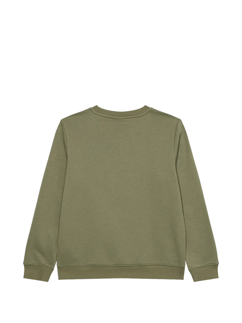 Lacoste Kids Sweater met logopatch en ronde hals Groen