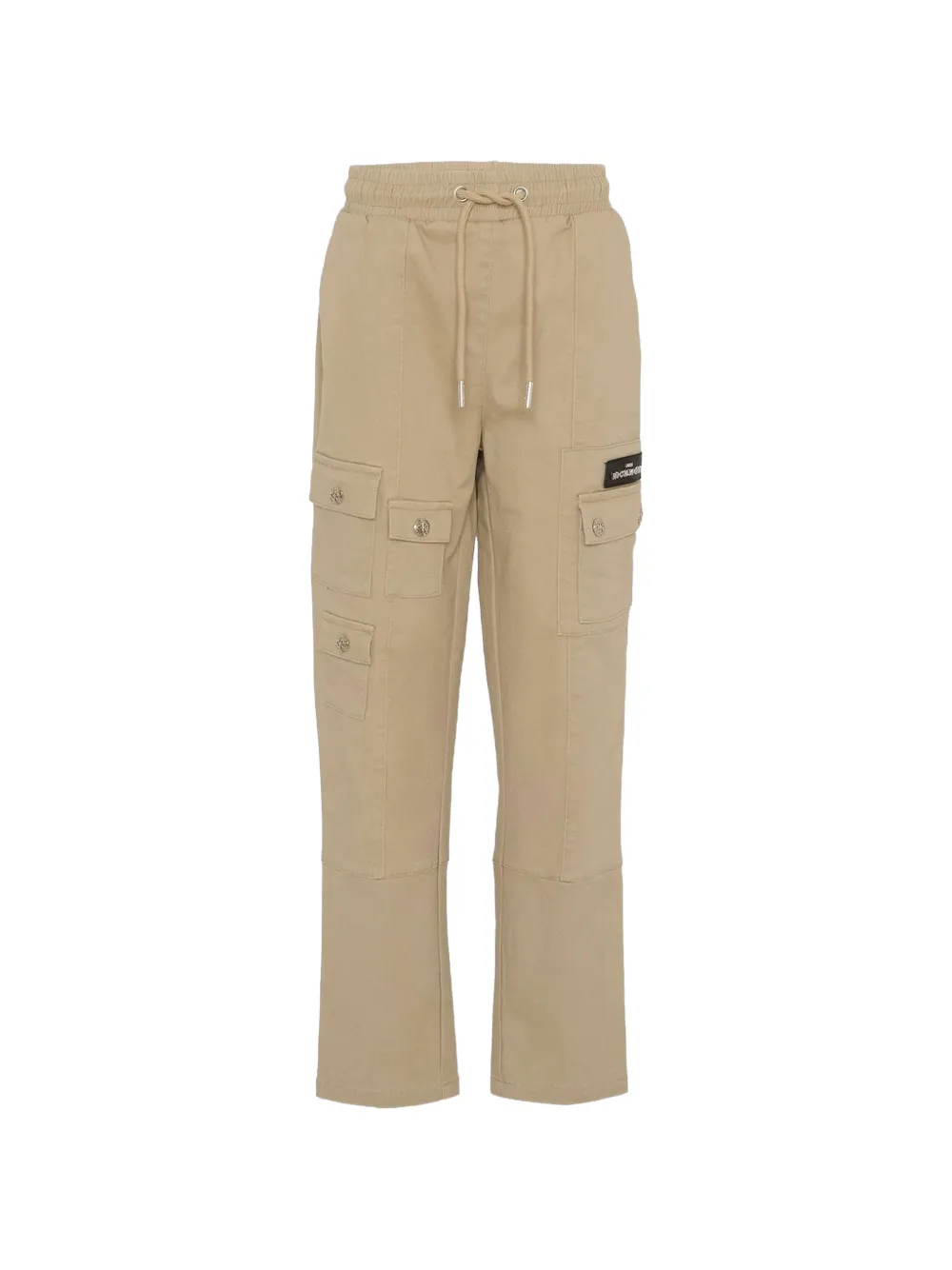 John Richmond Junior multi-pocket drawstring cargo pants - Toni neutri