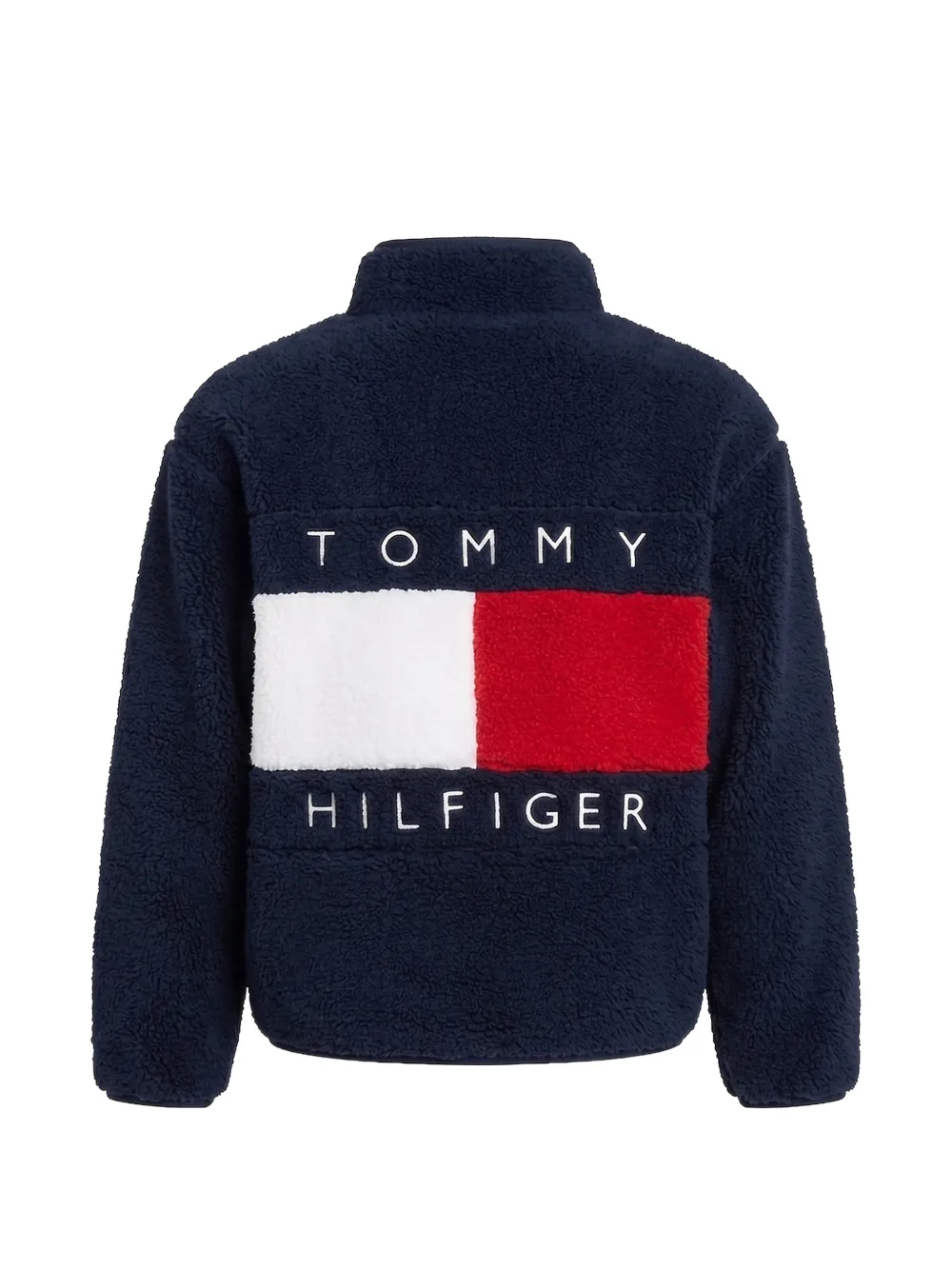 Tommy Hilfiger Junior Heritage Flag Teddy fleece sweater Blauw