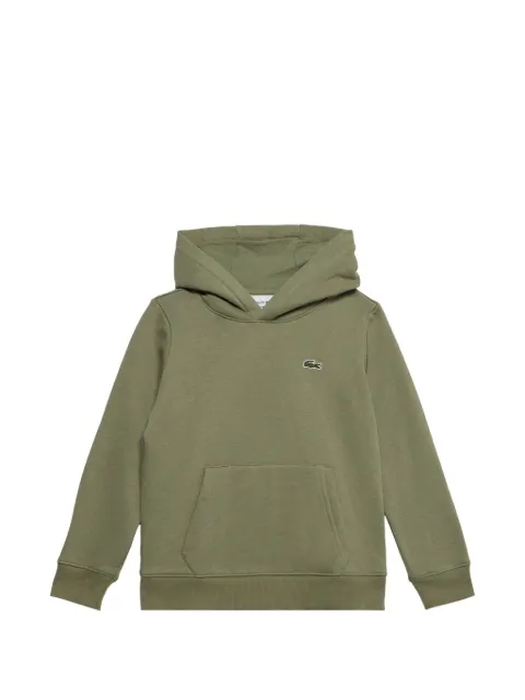 Lacoste Kids logo-patch hoodie
