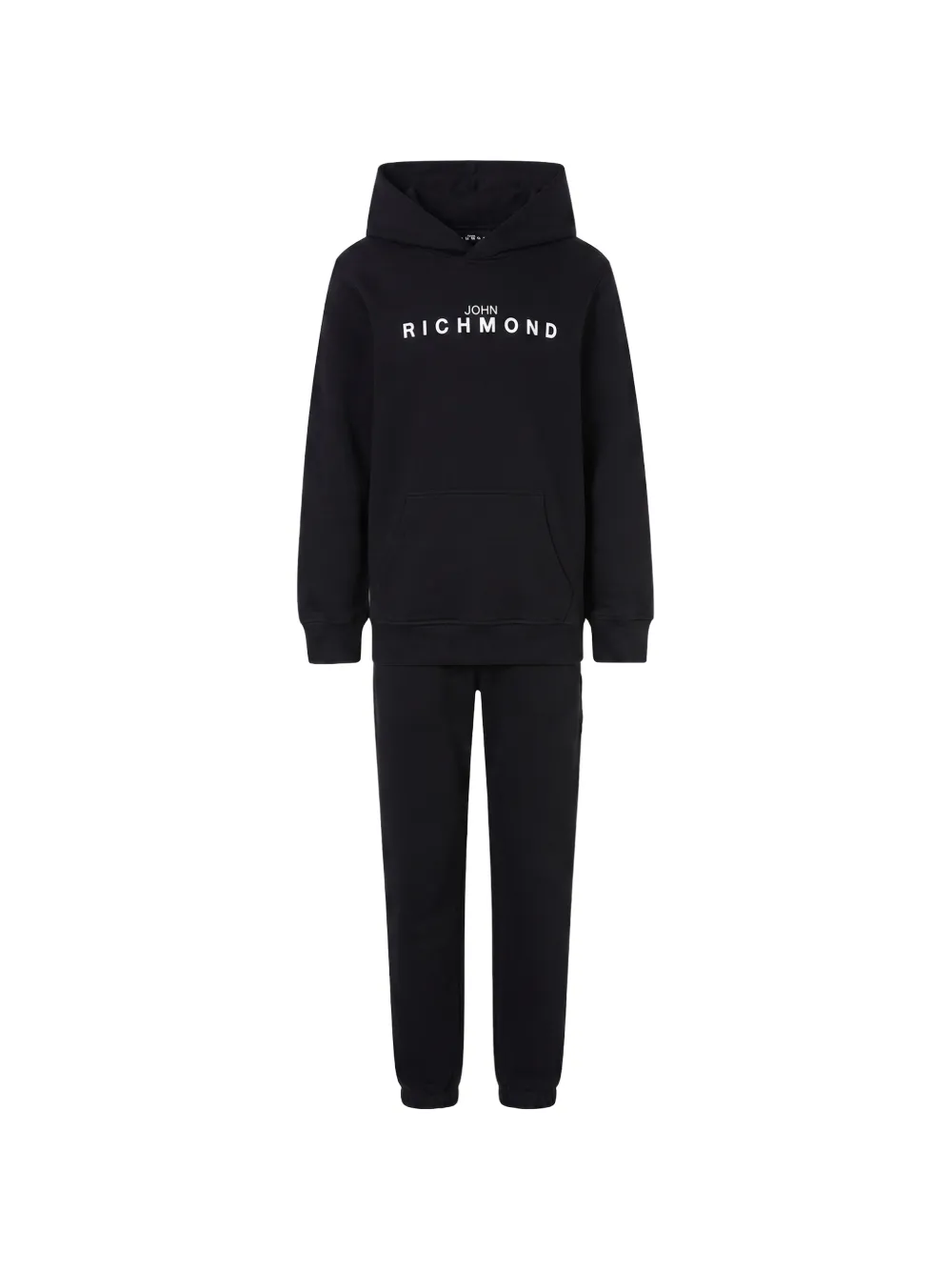 John Richmond Junior logo-print cotton tracksuit - Nero
