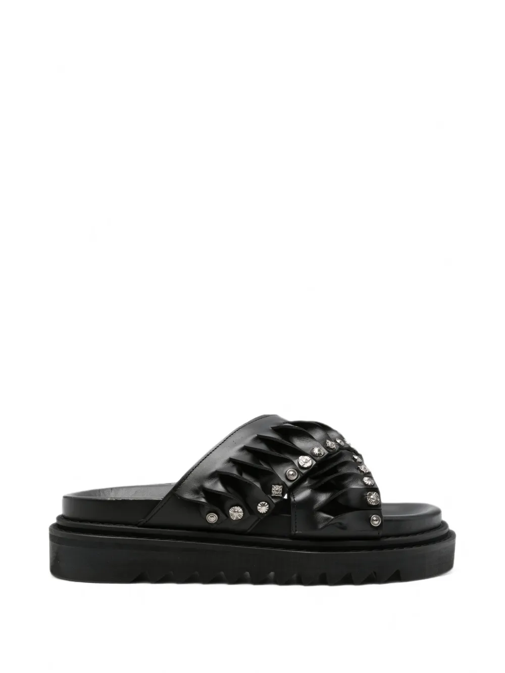 Toga Virilis studded ruffled sandals