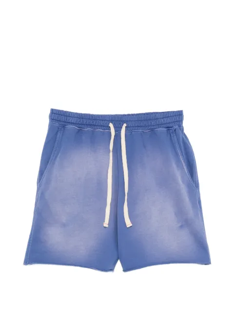 MOOJI MOOJI  aged-effect drawstring shorts