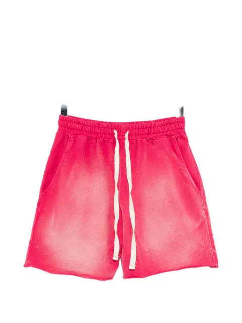 MOOJI MOOJI faded raw-edge shorts